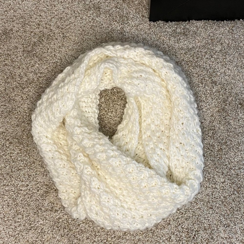 White Infinity Scarf